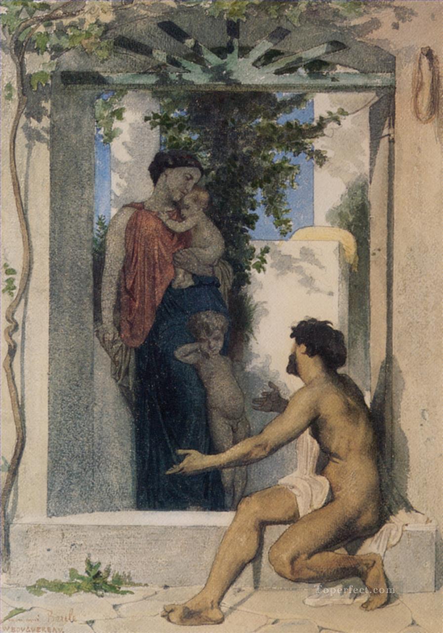 La Charite Romaine Realism William Adolphe Bouguereau Oil Paintings